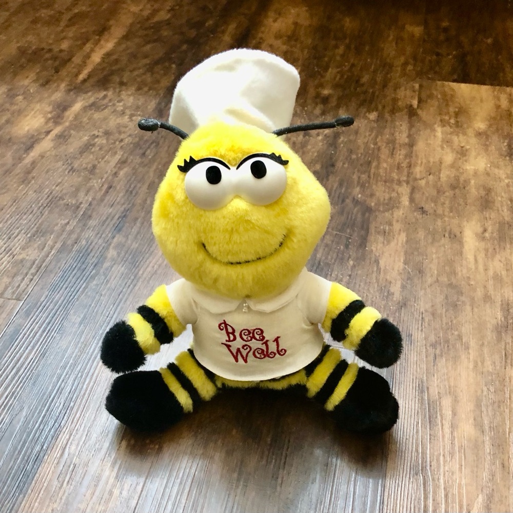 Bumble Bee Get Well Nurse 9” Plush Teleflora Gift Brand, Excellent like New